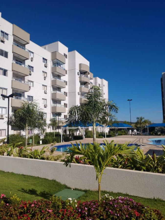 Lagoa Quente Flat Service Apartment Caldas Novas Bagian luar foto