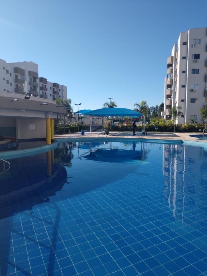 Lagoa Quente Flat Service Apartment Caldas Novas Bagian luar foto